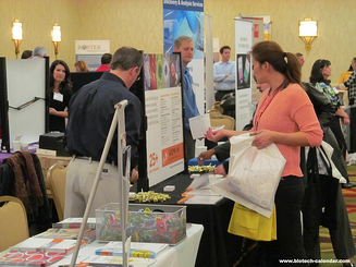 Lab suppliers find new leads at a Houston, TX BioResearch Product Faire event. 